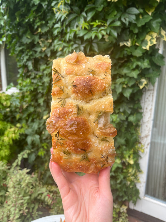 Rosemary and sea salt focaccia